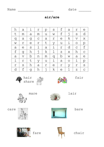 Phonic Wordsearches