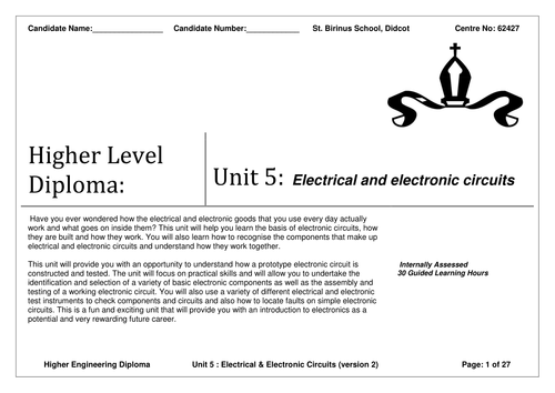 Level 2 Engineering Diploma Resources