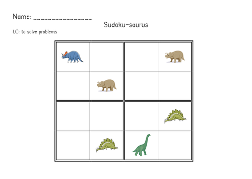 Dinosaur maths