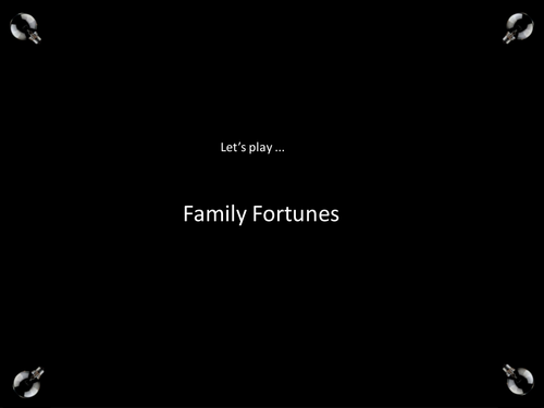 Family Fortunes - sanitation and poor water