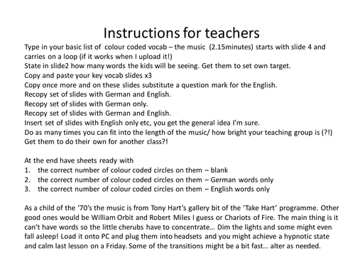 Vocab learning loop presentation