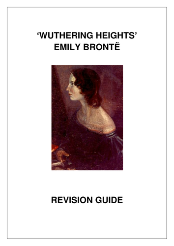 Wuthering Heights Revision Guide: Worksheets