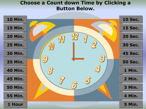 A powerpoint timer for all lessons!