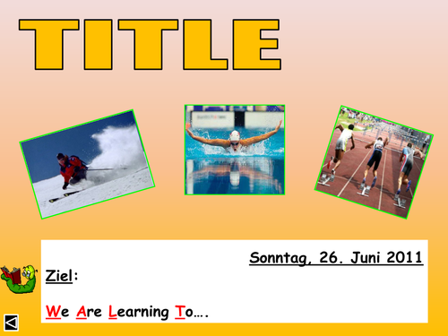 Learning Objectives, WALT and WILF, Mini Plenary