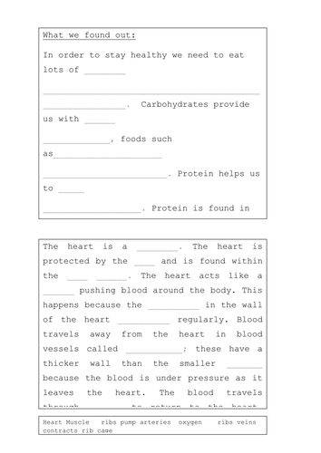 The Heart worksheet resources | Teaching Resources