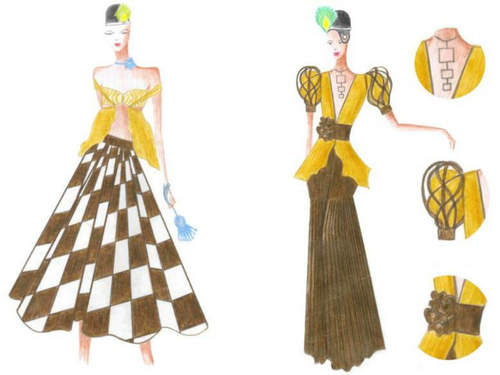 Fashion illustration outlet ppt