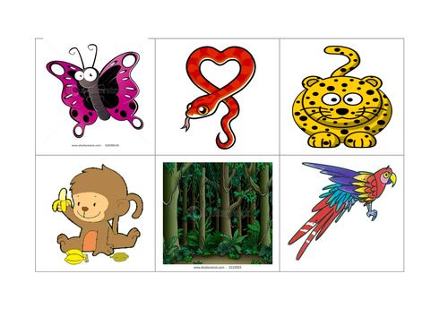 The animal boogie bingo boards x8 | Teaching Resources