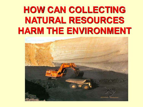 Quarrying- harm to the environment
