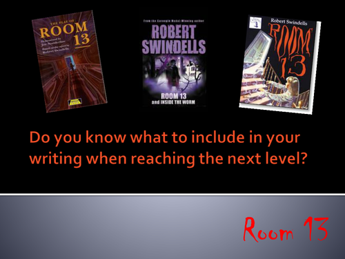 Room 13 Assessment starter