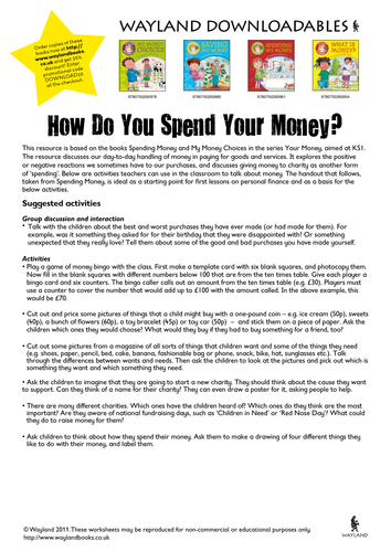 essay what would you spend your money on