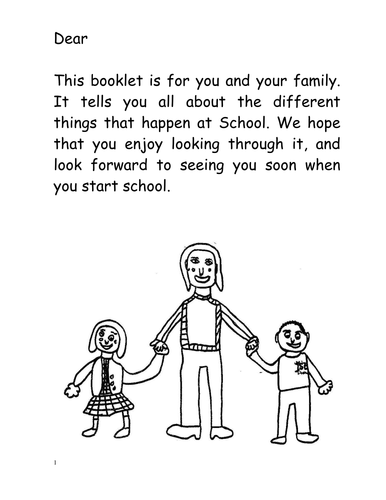 Starting School Book (Reception)