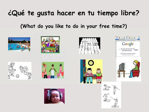 Que Te Gusta Hacer En Tu Tiempo Libre Teaching Resources