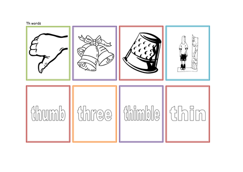 th words and pictures | Teaching Resources