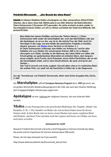 Besuch der alten Dame