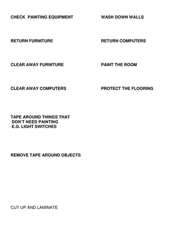 CPA (Critical Path Analysis)