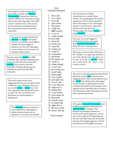Unrelated Incidents Match the annotation