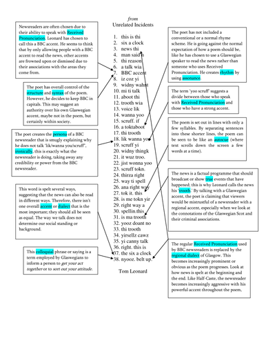 Unrelated Incidents match the annotation TEACHER