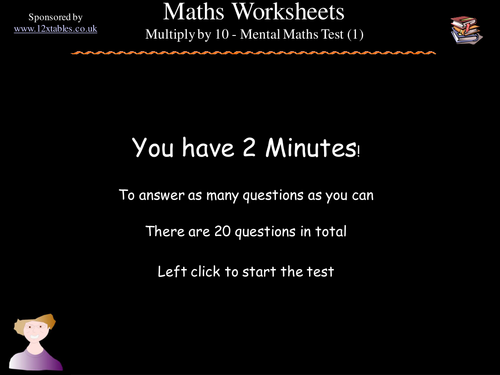 Multiplying by 10 worksheet (1)