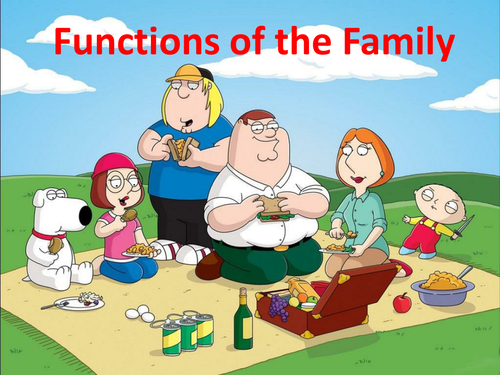 Functions of the Family Lesson Plan