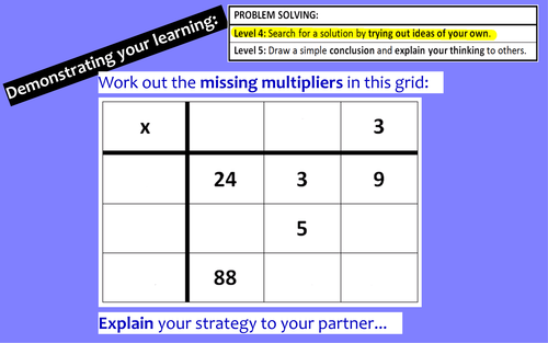 Missing Multipliers - NRICH activity