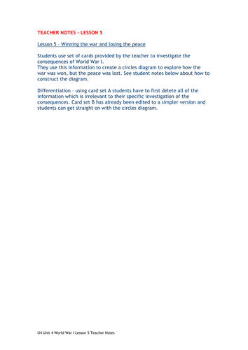 Winning the war and losing the peace