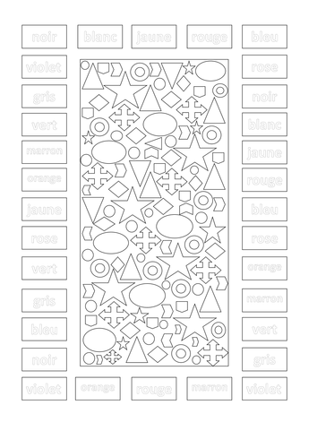 Colours chart | Teaching Resources