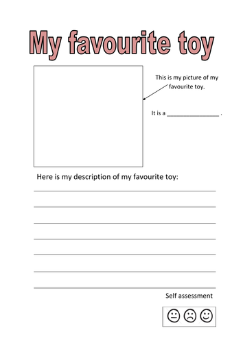 My favourite toy - description writing! by kayld 