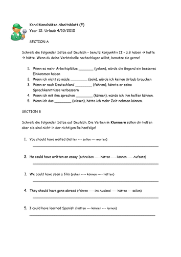 Conditional Grammar Revision Aid