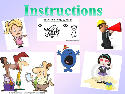 Instructions Year 2 Lesson 1 Ppt Teaching Resources