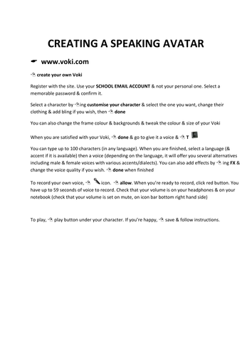 create a speaking avatar