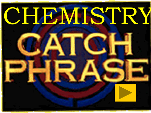 catchphrase chemistry
