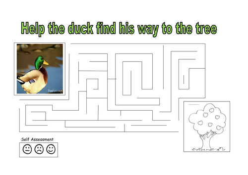 The magic finger maze | Teaching Resources