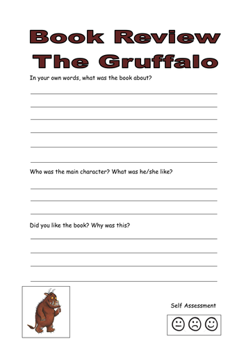 The gruffalo book review | Teaching Resources