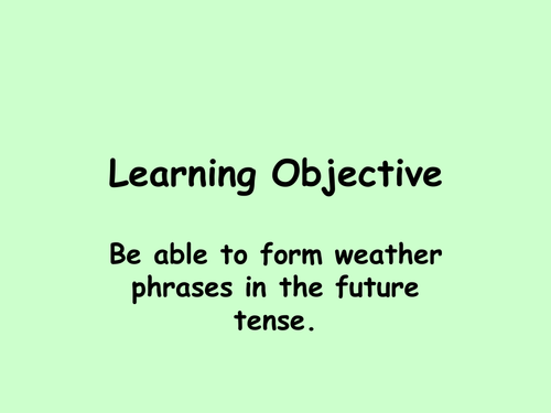 Wie wird das Wetter morgen sein?