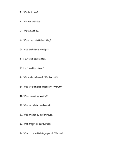 Hallo - revisit of personal details