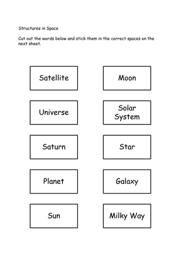 Structures in Space