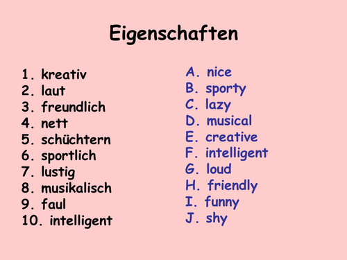 Eigenschaften