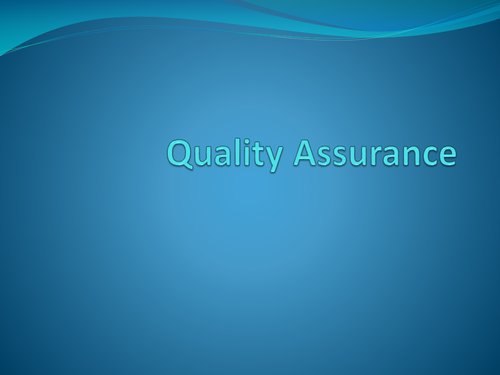 Quality Assurance Mechanisms in Care