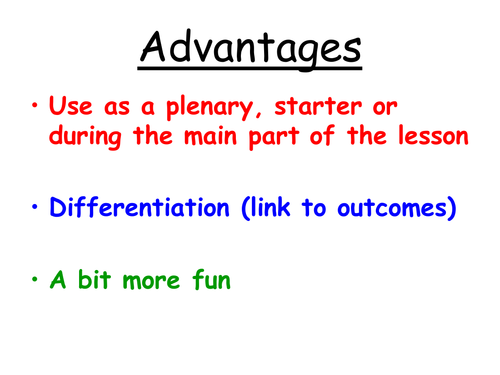 KS3 Revealing picture Quiz
