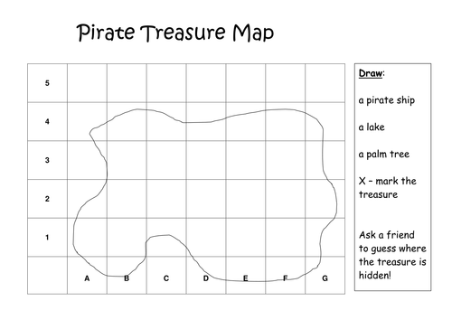 pirate treasure map teaching resources