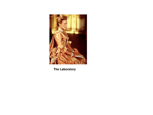 Word choice in 'The Laboratory'