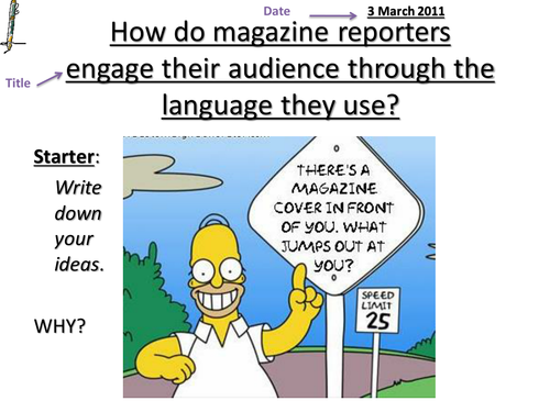 Engaging Audience through Language