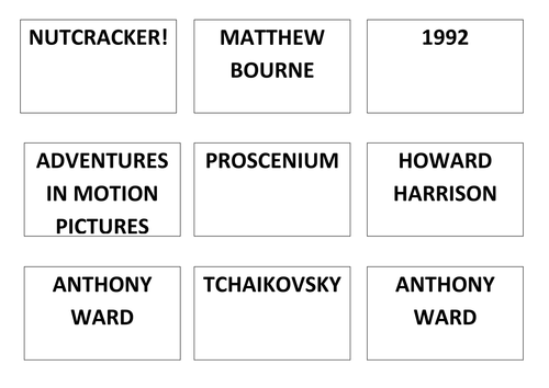 Nutcracker! Quiz - GCSE Dance