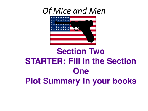 Of Mice and Men 2 Lesson