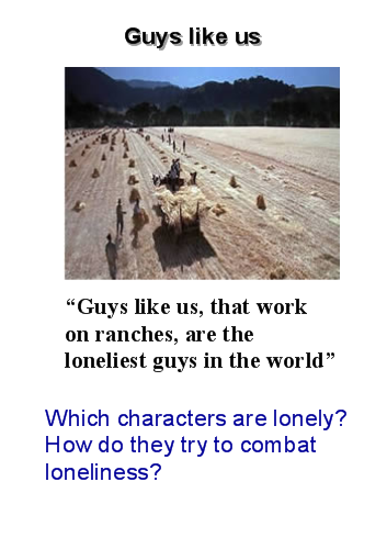 Of Mice and Men Which Characters are Lonely?