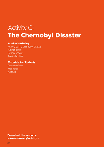 The Chernobyl Disaster