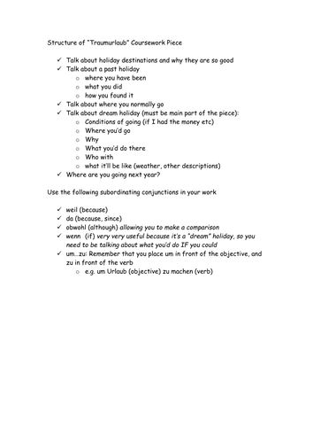 Traumurlaub / Dream Holiday