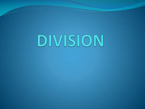 Division Powerpoint | Teaching Resources