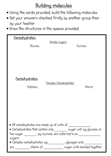 Carbohydrates, lipids & Proteins