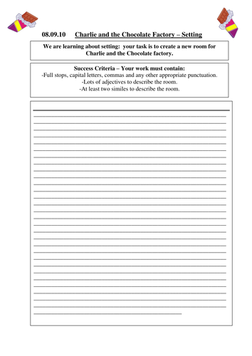 Charlie and the Chocolate Factory Setting